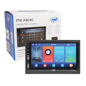 PNI A8040 cu Android 13, 2GB DDR3/ROM 32GB, 7 inch, CarPlay, Android Auto, 2 x USB, BT