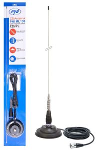 Antena CB PNI ML100, lungime 100 cm, 26-30MHz,250W, magnet 125mm inclus