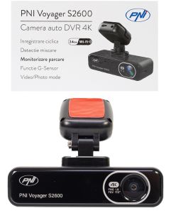 Camera Auto DVR PNI Voyager S2600 WiFi, 4K Ultra HD, GPS, Fara Display